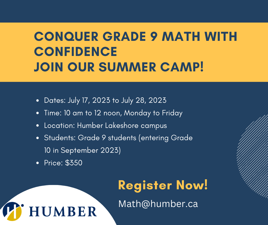 humber-math-summer-camp-2023-humber-communiqu